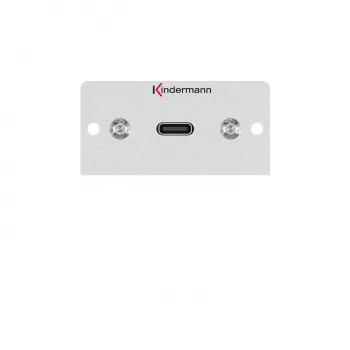Docking station Kindermann Konnect Alu 50 USB-C compatível com USB 4