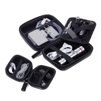 TROIKA ONPACK Conjunto de gadgets de viagem preto (CBO60/BK)