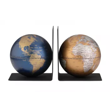 TROIKA Conjunto de globos BOOKGLOBE (G1303-DBBR/BK)