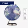 TROIKA Globe 23.5 Degrees (G2507-P2P2/CB) - globo de secretária pisa-papéis, base cromada, 60mm