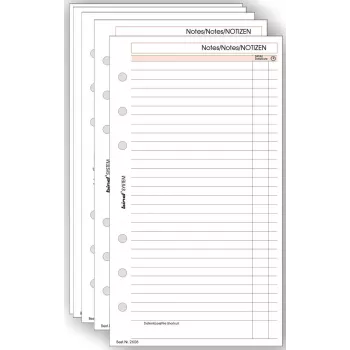 Papel de recarga para fichário com notas A6 BIND 50 - A6