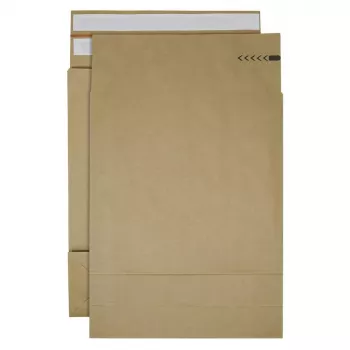 Bong envelopes de envio dobrados e-Green aprox. DIN C3 sem janela castanho com fole 12,0 cm 200 unidades