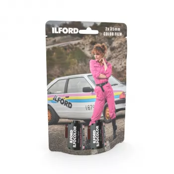 Filme negativo cor Ilford Ilfocolor 400+ 135/24 Cinetone, pack de 2