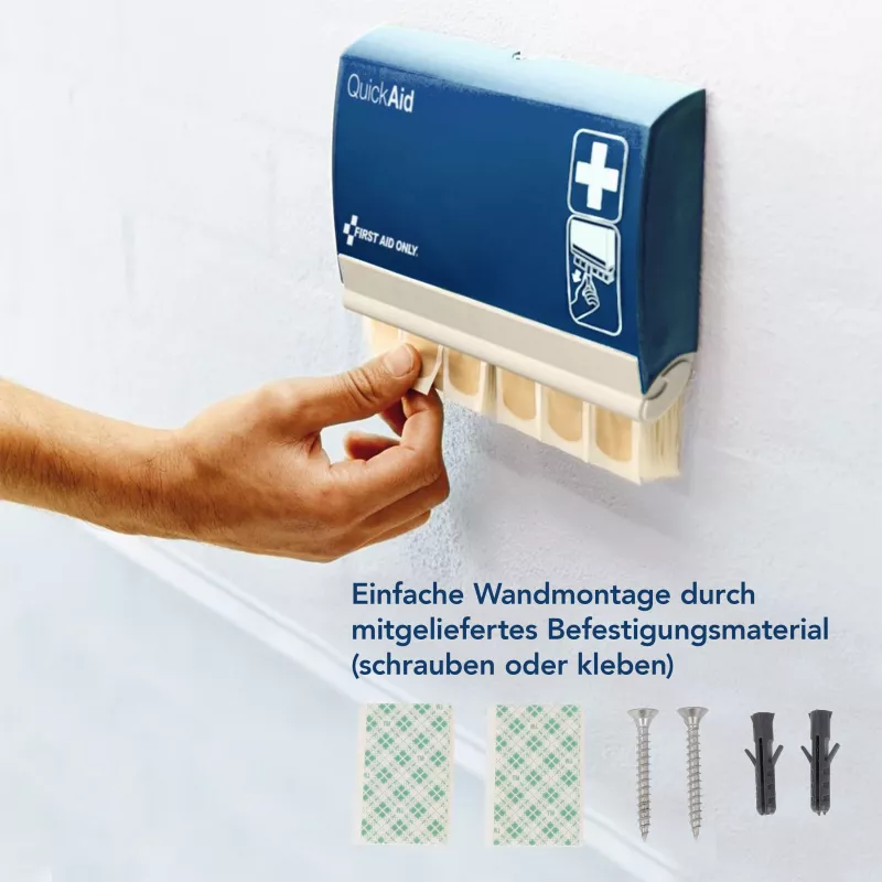 Dispensador de pensos rápidos First Aid Only QuickAid P-44001 00