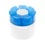 First Aid Only caixa de comprimidos com divisor de comprimidos azul branco