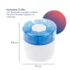 First Aid Only caixa de comprimidos com divisor de comprimidos azul branco
