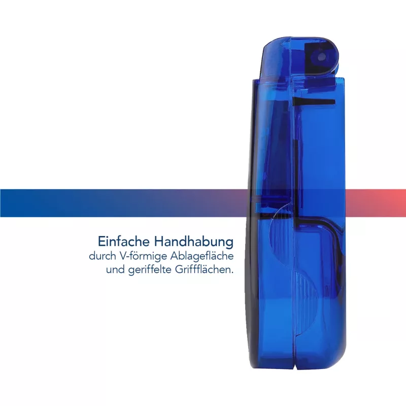 First Aid Only divisor de comprimidos azul