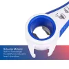 Abridor multiusos 5-em-1 First Aid Only para garrafas e latas, branco/azul, reduz o esforço