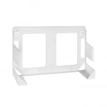 Suporte de parede First Aid Only para caixa de primeiros socorros C, orifícios pré-perfurados, branco/cinzento