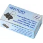 WESTCOTT 12 molas Foldback, 19 mm, preto/prateado, 12 unid.