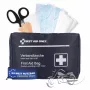 First Aid Only kit de primeiros socorros para motociclo DIN 13167 azul com vários pensos