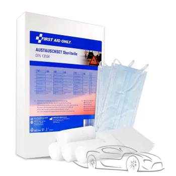 First Aid Only kit de recarga de primeiros socorros DIN 13164 1 conjunto