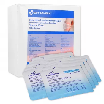 First Aid Only penso para queimaduras P-91400 00 transparente 10 unid.