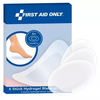 First Aid Only penso para bolhas P-10070 transparente 6,8 x 4,3 cm 6 unid.