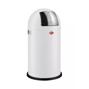WESCO Pushboy 50L balde do lixo branco mate