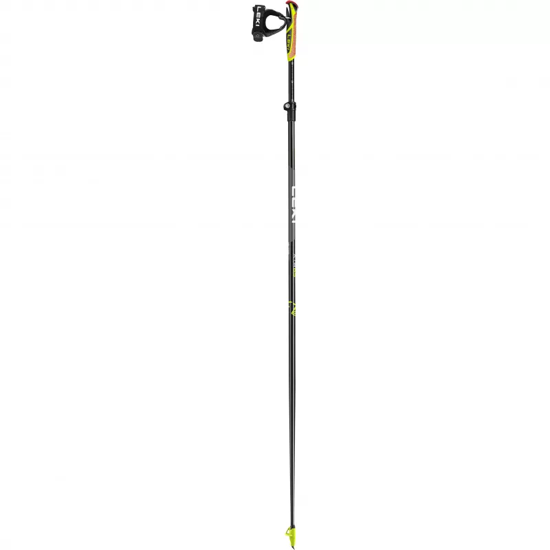 Bastões de esqui de fundo LEKI KIJE SR XTA 6.5 Vario - amarelo (165 cm)