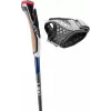 Bastão de marcha nórdica LEKI KIJE Nordic Walking Smart Flash azul 100 cm de comprimento fixo