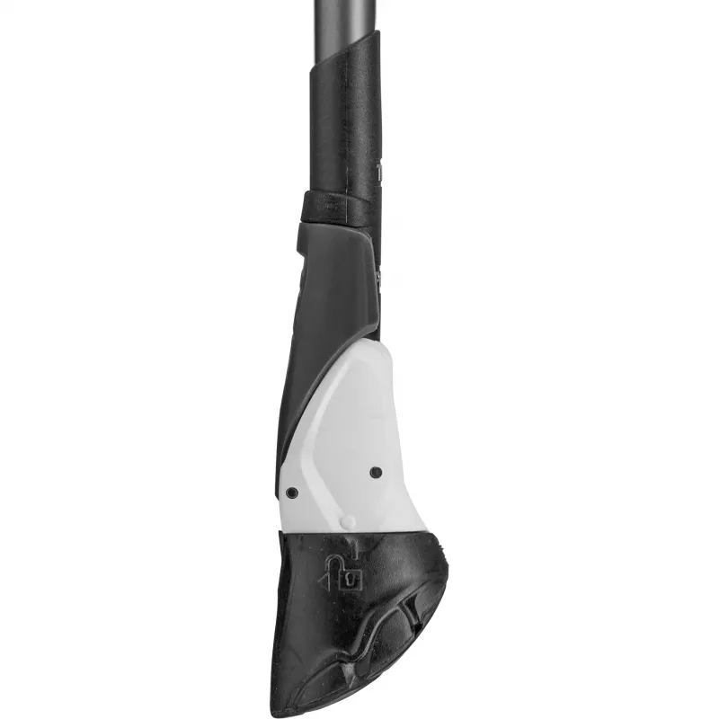 Bastão de marcha nórdica LEKI KIJE Nordic Walking Smart Flash azul 100 cm de comprimento fixo