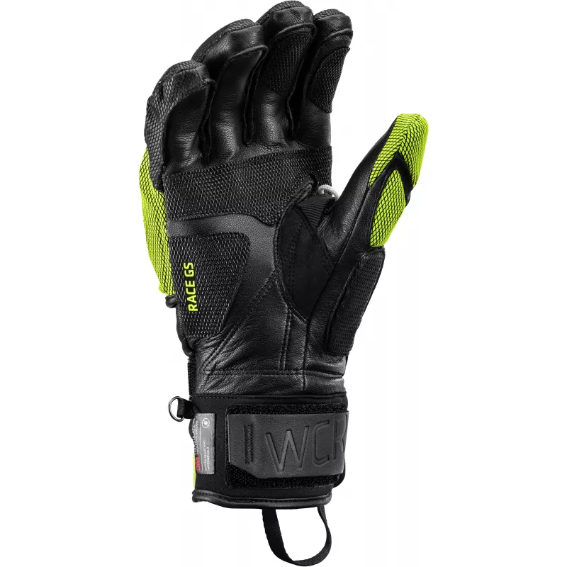 Luvas de corrida de esqui LEKI WCR Venom GS 3D 7.5 preto/branco/vermelho