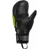 Mitene de corrida de esqui LEKI WCR Coach 3D limão/preto tamanho 7.0