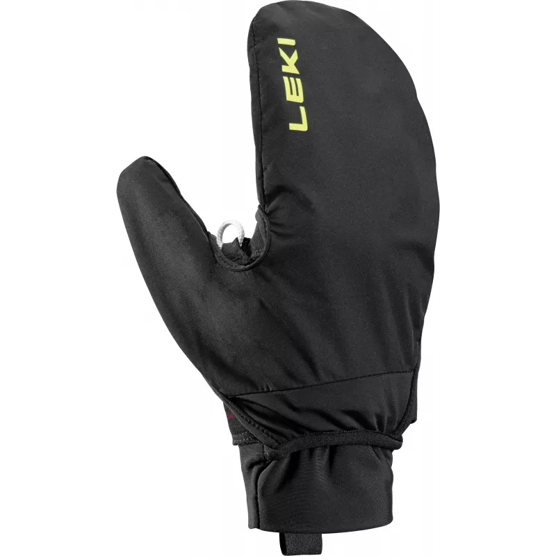 Luvas de trail running LEKI Ultratrail Storm TR Preto/Amarelo/Violeta Tamanho 9.0 (L)