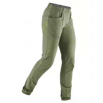 EDELRID Calças de escalada para mulher Radar Pants II Algae Green