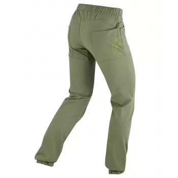 EDELRID Calças de escalada para mulher Radar Pants II Algae Green