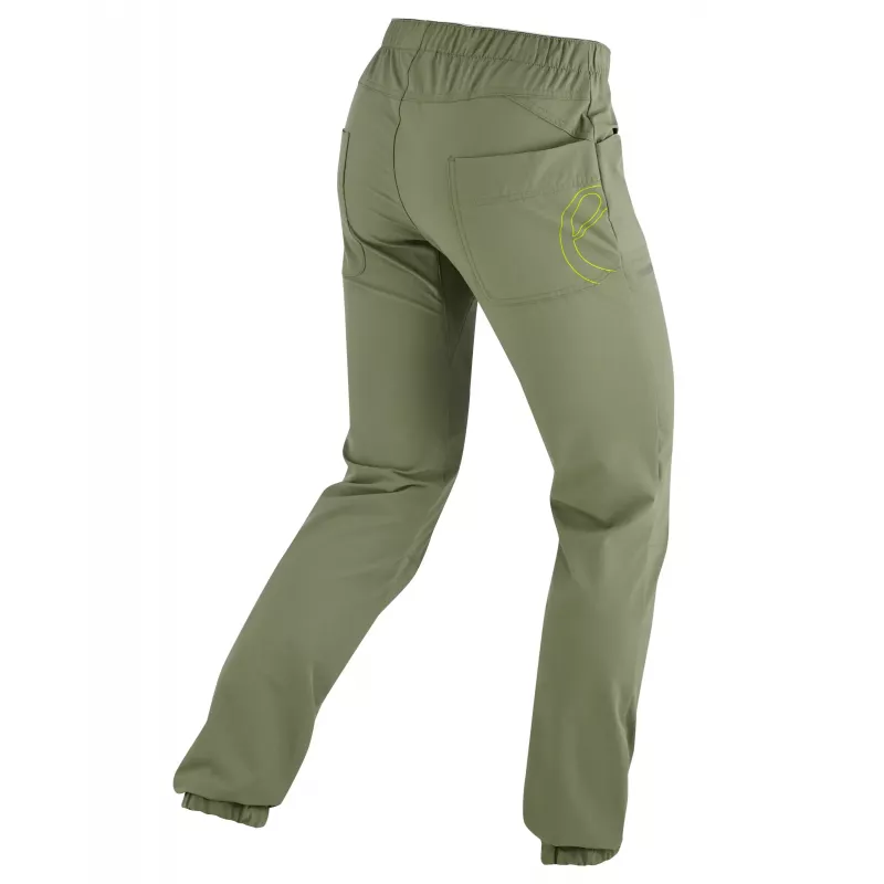 EDELRID Calças de escalada para mulher Radar Pants II Algae Green