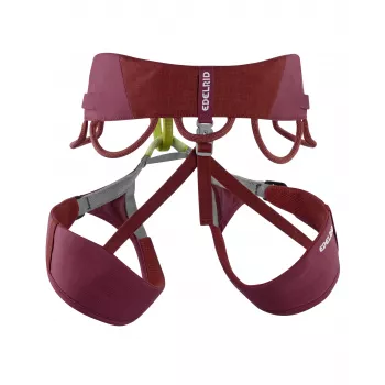 EDELRID Jayne IV arnês de escalada - vermelho ruibarbo - XL - mulher