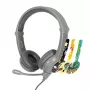 BUDDYPHONES Galaxy Grey Auscultadores Gaming para Crianças a partir dos 3 Anos, 85 dB