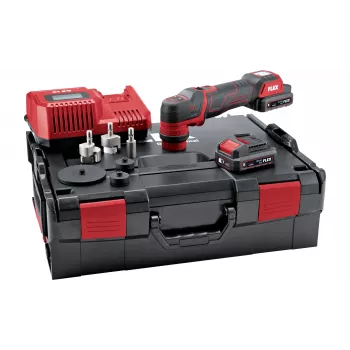 Máquina de polir sem fio FLEX PXE 80 12-EC/2.5 SET Smart 12V polidora rotativa e excêntrica