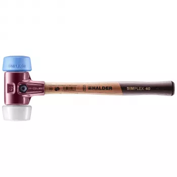 HALDER SIMPLEX Martelo de borracha macia 50 mm TPE macio / Superplástico
