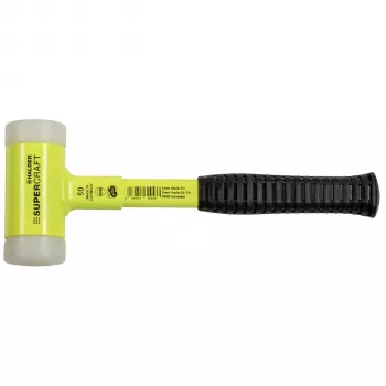 Halder SUPERCRAFT Marreta de cabeça macia GG 50, Amarelo, cabo resistente a quebras