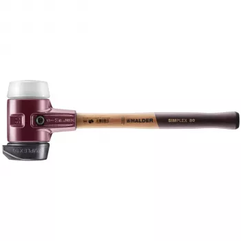 HALDER SIMPLEX Martelo de borracha macia 80 mm Borracha / Superplástico