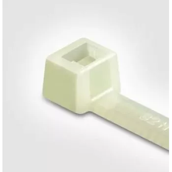 HellermannTyton Série T Abraçadeira com serrilha interior, 390mm x 7,6mm, Transparente, PA66, pack de 100 (111-12019)