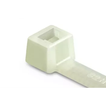 HellermannTyton Série T Abraçadeira com serrilha interior, 460mm x 7,6mm, Transparente, PA66, pack de 100 (111-12619)