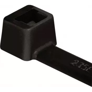 HellermannTyton Série T Abraçadeira com serrilha interior, 365mm x 7,6mm, Preto, PA66, pack de 100 (111-14860)