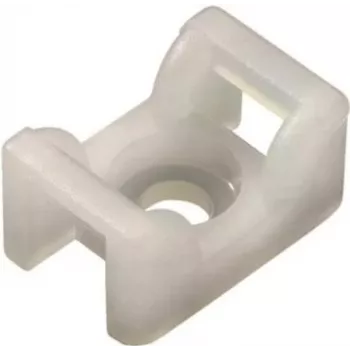 HellermannTyton KR6G5 Fixação para abraçadeiras - branco - 100 unid.