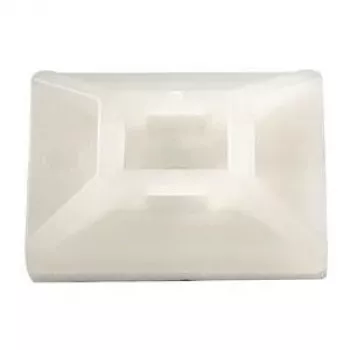 HellermannTyton MB4CA Clip para cabos branco 100 unid. (MB4CA-PA66-NA-C1)