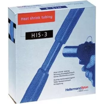 HellermannTyton HIS-PACK-6.4/3.2-PO-X-BK Tubo termorretrátil 2:1, 5 m, preto