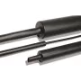 HellermannTyton 323-50750 Tubo termorretrátil com adesivo, preto, 75 mm (fornecido), 22 mm (retraído), rácio de retração 4:1, 1 m de comprimento