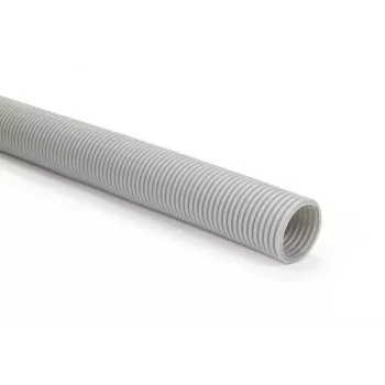 HellermannTyton IWS50-PE-GY 25 Tubo ondulado, PE, cinzento, 50 mm, 25 m