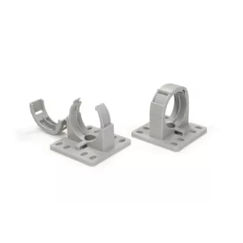 HellermannTyton IWS Suporte para tubo ondulado CTCC-IWS50-MB65-PA66/6HIRHS-GY 20