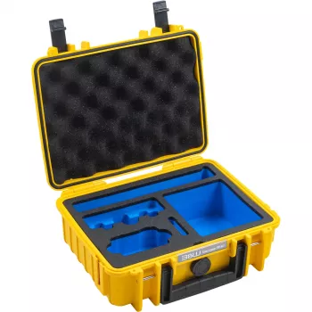Mala de transporte B&W action.case PP.41 amarela para DJI Osmo Action 6