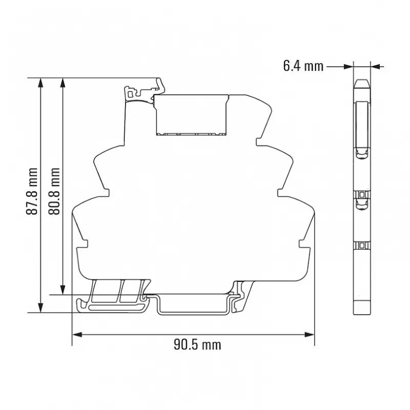 Weidmüller TRZ 24VDC 1CO Acoplador de relé, 24 V DC, 6 A