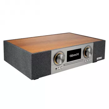 Albrecht DR 1000 Sistema de som all-in-one com rádio por internet, DAB+, FM, CD, Bluetooth, Wi-Fi