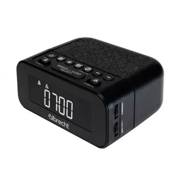 Albrecht DR 451 Rádio despertador DAB+/FM, preto