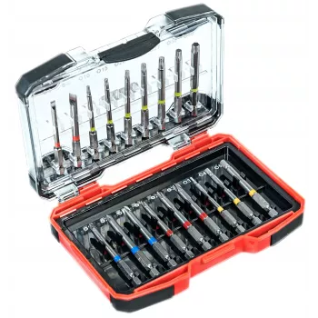 Conmetall Meister Conjunto de 18 pontas com suporte magnético