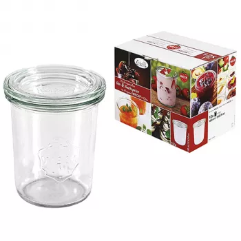 WECK Frasco de conserva 160 ml, conjunto de 12