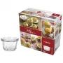 WECK Frasco de bordo redondo Muffin 165ml conjunto de 6
